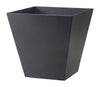 Novelty Artstone 8 in. H X 7.8 in. W X 7.8 in. D Resin Ella Planter Black