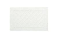 LIVIM NATURAL HOME Bath Rug 100% Cotton 1700 GSM Bright White made in Europe