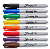 Sharpie 30217pp Fine Point Permanent Markers Assortment 8 Count