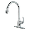 Ultra Faucets Transitional II One Handle Chrome Kitchen Faucet