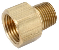 Pipe Fitting, Adapter, Lead-Free Brass, 1/2 x 1/2-In.