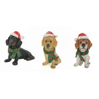 Celebrations Santa Dog Tabletop decoration (Pack of 12)