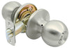 Ultra Security Satin Nickel Entry Knobs KW1 1-3/4 in.