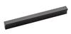 Hickory Hardware Streamline Contemporary Bar Cabinet Pull 5-1/16 in. Flat Onyx 1 pk (Pack of 10)