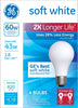 GE 43 W A19 Decorative Halogen Bulb 620 lm Soft White (Pack of 12)