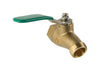 No-Kink Ball Valve, Lead-Free, 3/4 x 3/4-Hose Thread