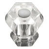 Hickory Hardware Crystal Palace Traditional Round Cabinet Knob 1-3/16 in. D 1-1/8 in. Polished Nicke