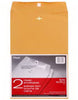 Kraft Clasp Envelopes, 10 x 15-In., 2-Pk.