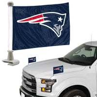 NFL - New England Patriots Ambassador Car Flags - 2 Pack