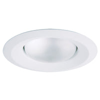 Halo E-Series Matte White 5 in. W Plastic Self-Flanged Splay Trim