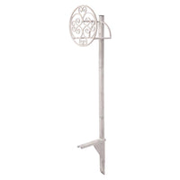 Suncast Medallion 100 ft. White In Ground Hose Hanger