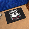 University of Georgia Bulldogs Black Rug - 19in. x 30in.