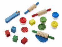 Shape Model & Mold Play Clay & Wooden Tools