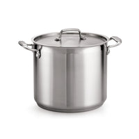 12 Qt Stainless Steel Covered Stock Pot