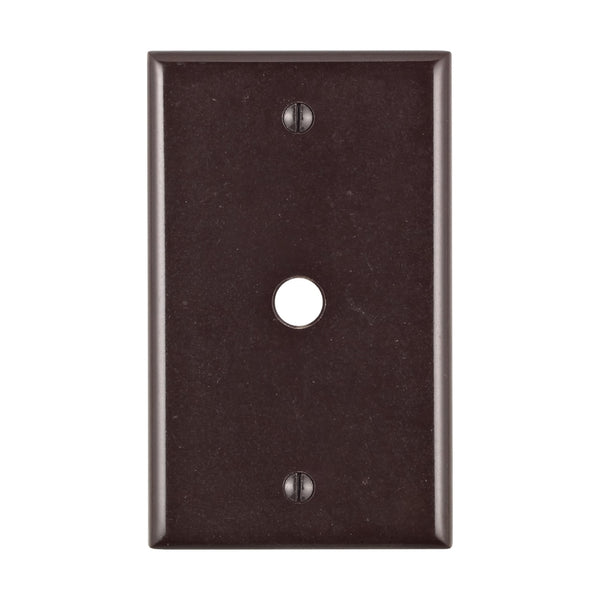 Leviton Brown 1 gang Thermoplastic Wall Plate 1 pk | Max Warehouse