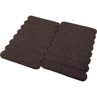 Shepherd Hardware Self-Adhesive Pad 5 mil X 1/2 in. W X 2-5/8 in. L Felt Brown 16 pk