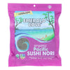 Emerald Cove Organic Pacific Sushi Nori - Toasted - Silver Grade - 50 Sheets - Case of 4