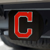 MLB - Cleveland Indians Black Metal Hitch Cover - 3D Color Emblem