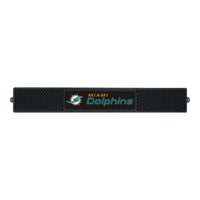 NFL - Miami Dolphins Bar Mat - 3.25in. x 24in.