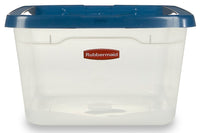 Rubbermaid FG3Q3100CLCBL 6.5 Quart Clever Store Non Latching Storage Bin (Pack of 10)