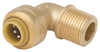 SharkBite 1/4 in. Push X 3/8 in. D MPT Brass Dishwasher Elbow