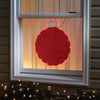 Celebrations  LED  Red  16 in. Hanging Decor  Ornament