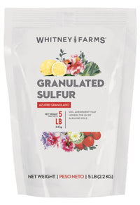 Whitney Farms 10101-10037 5 Lbs Granulated Sulfur