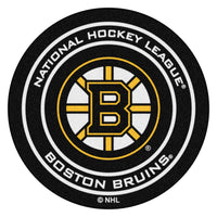 NHL - Boston Bruins Hockey Puck Rug - 27in. Diameter