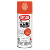 Krylon  Dual  Gloss  Mandarin  Paint + Primer Spray Paint  12 oz. (Pack of 6)