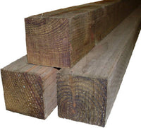 Treated Southern Pine Wood Post, 4 x 4-In. x 8-Ft.