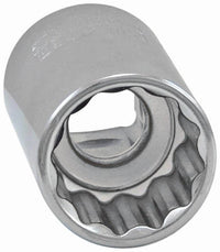 Metric Shallow Socket, 12-Point, 1/2-In. Drive, 19mm