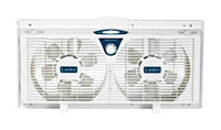 Lasko  8 in. 2 speed Electric  Twin Window Fan