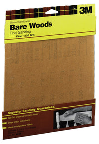 3M 9036NA 9" X 11" Fine Bare Woods Sandpaper