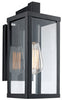 Bel Air Lighting Oxford Black Switch Incandescent Wall Lantern