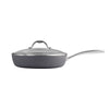 4.5 Qt Induction Aluminum Covered Deep Saute Pan - Slate Gray