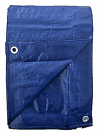 Polyethylene Tarp, Blue, 8 x 10-Ft.