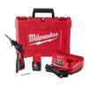 Milwaukee M12 10.75 in. 16 W 12 V Red Cordless Adjustable Soldering Iron Kit