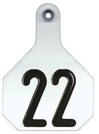 Y-Tex  Large Numbered  Plastic  2-Piece Ear Tag