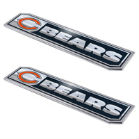 NFL - Chicago Bears 2 Piece Heavy Duty Alumnium Truck Emblem Set