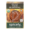 Spicely Organics - Organic Taco Seasoning - Case of 6 - 0.45 oz.