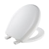 Mayfair  Slow Close Round  White  Plastic  Toilet Seat