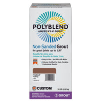 Custom Building Products Polyblend Nutmeg Brown Grout 10 lbs. for Indoor & Outdoor