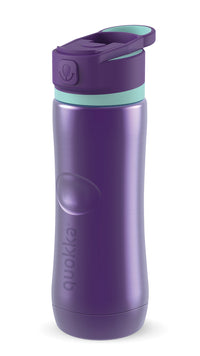 Quokka Stainless Steel Bottle Spring Aqua Violet 600 ml (Pack of 2)