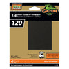 Gator PowerPlus 5-1/2 in. L X 4-1/2 in. W 120 Grit Zirconium Oxide 1/4 Sheet Sandpaper 4 pk