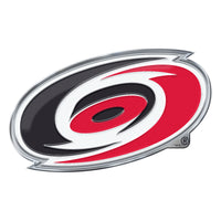 NHL - Carolina Hurricanes Heavy Duty Aluminum Color Emblem