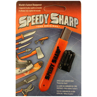 Knife & Blade Sharpener, Carbide Edge, Compact, Orange