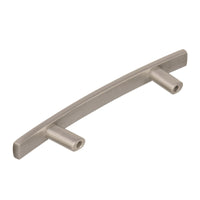 Amerock  Cyprus  Bar  Cabinet Pull  3 in. Satin Nickel  2 pk