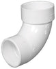 Genova Products 72926 2 Sch. 40 Pvc-Dwv 90º Sanitary Elbows