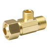 BK Products ProLine 1/2 in. Compression Sizes X 1/2 in. D MPT Brass Tee