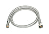 Homewerks 3/8 in. Compression X 1/2 in. D FIP 24 in. Braided Stainless Steel Faucet Supply Line